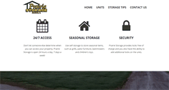 Desktop Screenshot of prairie-storage.com